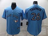 Blue Jays 26 Matt Chapman Blue Nike Cool Base Jersey,baseball caps,new era cap wholesale,wholesale hats
